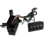 Tepeng Dash Upfitter Switch Auxiliary Compatible with 2011-2016 Ford Super Duty F-250 F-350 F-450 F-550,Replace Part Number BC3Z-14A303-B AL3Z13D730AA
