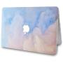 LuvCase 2 in 1 Laptop Case Compatible with Old MacBook Pro 13'' (CD Drive, 2008-2012) A1278 Rubberized Plastic Hard Shell Cover & Keyboard Cover (Blue Mist)