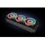 Thermaltake Riing Quad 120mm 16.8 Million RGB Color (Alexa, Razer Chroma) Software Enabled 4 Light Rings 54 Addressable LED 9 Blades Hydraulic Bearing Case/Radiator Fan CL-F088-PL12SW-B, Black