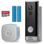 XODO VD1 Smart Home Wireless Security Camera with Night Vision - Waterproof Video Doorbell/WiFi 1080P HD 166°Wide Angel/2-Way Audio/No Monthly Fee/Real-Time Alerts/Rechargeable Batteries/32GB SD Card