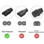 Printer Power Cord Cable Replacement for HP Envy 5530 5660 7640 4500 4510 4511 4520 5055 5535 5540, OfficeJet Pro 6700 6600 8500 4650 8710 4630, Compatible wih Epson Brother Canon PIXMA MG/MP/MX/IP