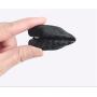 M.JVisun Soft Silicone Rubber Carbon Fiber Texture Case for Audi Flip Car Remote Key Fob Cover for Audi A1 A3 A4 A6 A8 Quattro Q2 Q3 Q7 R8 RS3 RS6 S3 S6 TT TTS Remote Key - Black - Round Keychain