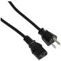 StarTech.com 10 Ft Standard Computer Power Cord (NEMA 5-15P to IEC 320 C13) - 18 AWG Replacement AC Power Cable for PC or Monitor - 125V, 10A (PXT101_10)