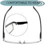 JENRICH 4 Pairs Reading Glasses - Quality Readers for Men and Women, Blue Light Blocking Glasses , HD Reading Glasses, Fashion Readers Spring Hinge, Reading Glasses Women,Computer Glasses