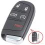 Beefunny 433MHz ID46 Chip M3N-40821302 Replacement 4+1 5 Button Smart Remote Key Fob for Chrysler 300 2011-2018 (1)