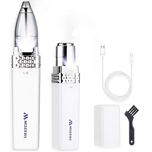 3 in 1 Eyebrow Trimmer Eyebrow Razor Portable Precision Eyebrow Hair Remover USB Rechargeable Cordless Painless Electric Facial Eyebrow Hair Remover for Women and Men.