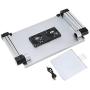 Desk York Portable Aluminum Laptop Stand - Best Gift for Friend-Men-Women-Student - Recliner/Bed Lap Tray - Table for Computer-2 Built in Cooling Fans-Mouse Pad and USB Cord {Silver}