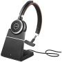 Jabra Evolve 65 Mono MS, Charging Stand & Link 370 - Professional Unified Communicaton Headset