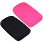 Lcyam Remote Key Fob Covers Durable Silicone Case Fits for 3 4 Button Keys on Side 2019 2020 Mazda 3 CX-30 CX-5 CX-9 Mazda 6 (Black Rose)