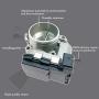 Electronic Throttle Body Assembly Fits VW Volkswagen Beetle Golf Passat Rabbit 2.5L Replace 07K133062A 07K 133 062 A 07K 133 062A