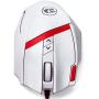 Redragon M801 PC Gaming Mouse LED RGB Backlit MMO 9 Programmable Buttons Mouse with Macro Recording Side Buttons Rapid Fire Button for Windows Computer Gamer (Wired, White)