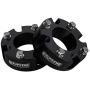 Supreme Suspensions - Front Leveling Kit for 2007-2021 Toyota Tundra and 2007-2021 Toyota Sequoia 2.5'' Front Lift Strut Spacers 2WD 4WD (Black)