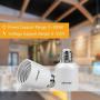 DiCUNO E26 to E39 Adapter, Medium E26 to Mogul E39 Screw Base Light Bulb Socket Converter, Maximum 300W and 165℃ Heat Resistant 6Pcs