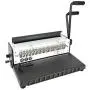 Rayson TD-1500B34R Binding Machine, Round Holes, 3:1 Pitch Wire-O Binder Punch 15 Sheets/Bind 130 Sheets with Sturdy Metal Construction