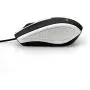 Verbatim Optical Mouse - Wired with USB Accessibility - Mac & PC Compatible - White - 99740