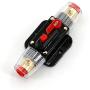 UTSAUTO Circuit Breaker 60Amp Resettable Fuse Circuit Breaker Auto Car Stereo Inline Fuse Holders Inverter, Manual Reset 12V-24V DC for Automotive Marine Boat Audio System Protection