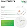 Sunco Lighting 24 Pack 5 Inch / 6 Inch Flush Mount Disk LED Downlight, 12W=75W, 4000K Cool White, 850 LM, Dimmable, Hardwire 4/6'' Junction Box, Recessed Retrofit Ceiling Fixture