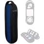 SIDE BY SIDE_POWER PACKER Travel Tech Pouch Organizer - Electronics & Cord Case - Cables & EDC Gear Bag.