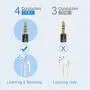 3.5mm Aux Cable 4 Pole, CableCreation 90 Degree TRRS 3.5mm Male to Male Audio Cable/Right Angle 4 Pole Stereo Auxiliary Cable (Microphone Compatible), 6ft/1.8m