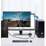 DisplayPort Switch, ConnBull Bidirectional DisplayPort 1.4 KVM Splitter 2 Input 1 Output - Supports 8K 4K 1080P, Manual DP Switcher for Monitor etc