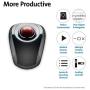 Kensington Orbit Wireless Trackball Mouse with Touch Scroll Ring (K72352US),Black