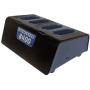 Transformer 4-Bay Battery Charger for Polycom/SpectraLink 8400 & 8440 Series Batteries. Power Supply Included