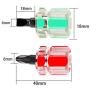 Buspoll Sewing machine screwdriver Mini ultra short screwdriver performance tool, one flat head and one Phillips (2 pieces)