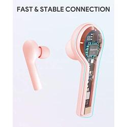 AUKEY True Wireless Earbuds, Bluetooth 5 Headphones in Ear with Charging Case, Hands-Free Headset with Noise Cancellation Mic, Touch Control, 35 Hours Playback for iPhone and Android