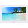 Atatat Digital Photo Frame with IPS Screen - 1280x800 Digital Picture Frame with 1080P Video, Music, Photo, Remote Control, Auto Rotate, Calendar, Time (7 Inch White)