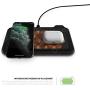 ZENS Liberty 16 Coil Dual Wireless Charging Pad with Glass Surface - 2x15W Output - Supports Apple and Samsung Fast Charge - Works with All Phones with Wireless Charging