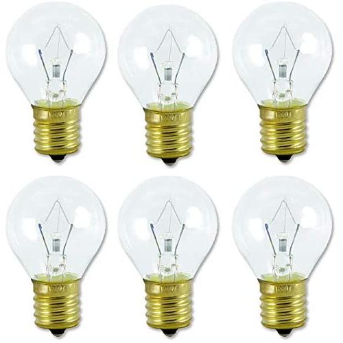 Lava Lamp Bulb 25 Watt, 6 Packs The Lava Original Replacement Bulb for 14.5-Inch/20-Ounce Lava Lamp, E17 Base 120 Volt Lava Lamp Replacement Bulbs, S11 Bulb - Dimmable - High Temp Resist - Warm White
