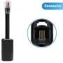 Telephone Cord Detangler, 5-Pack RFAdapter Black Anti-Tangle Phone Handset Cable 360 Degree Rotating Landline Swivel Cord