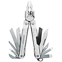 LEATHERMAN, Super Tool 300 Multitool with Premium Replaceable Wire Cutters and Saw, Stainless Steel with Nylon Sheath