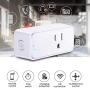 WiFi Smart Plug, RAOYI Smart Outlet Plug 2 Pack with 4 USB Charger Ports, Compatible with Alexa & Google Home, Remote Control Your Home Devices with Timer Function, FCC Certified, White