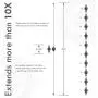 EDG - Apple MFI Certified Retractable Lightning Cable | Charge and Sync Lightning to USB - 3.5 Feet