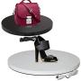 Yuanj Motorized Turntable Display, 360 Degree Electric Rotating Display Turntable for Display Jewelry, Watch, Digital Product, Shampoo, Glass, Bag, Models, Diecast, Jewelry and Collectibles