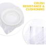 Fuxury Bubble Cushioning Wrap Roll Air Bubble Roll 1 Roll 36 Feet,Perforated Every 12'',Included 10 Fragile Sticker Labels for Packaging Moving Shipping Boxes Supplies