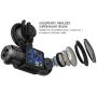 Uber Dual 1080P FHD Built-in GPS Wi-Fi Dash Cam, Front and Inside Car Camera Recorder with Infrared Night Vision, Sony Sensor, Supercapacitor, 4 IR LEDs，G-Sensor, Parking Mode, Loop Recording (D30)