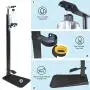 Foot Operated Soap Dispenser Hand Sanitizer Dispensers Stand Kit Non-Contact Adjustable with Pedal Refillable Soap Bottles for Office Toilet Restaurant
