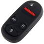 SCITOO Compatible with Replacement Keyless Entry Remote Control Car Key Fob 1 X 3 Button New fit 98-03 Honda Accord Acura TL KOBUTAH2T