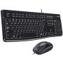 Logitech Desktop MK120 Durable, Comfortable, USB Mouse and Keyboard Combo