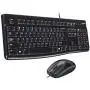 Logitech Desktop MK120 Durable, Comfortable, USB Mouse and Keyboard Combo
