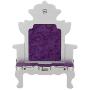 Throne BookChair Book Stand iPad Tablet eReader Holder Reading Rest Book Lover Gift – Silver