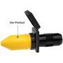 Kohree 50 AMP RV Power Cord Cover Twist Lock With Boot Inlet Locking Plug Protector Locking Shore Connector Replacement, 50A 125/250VAC
