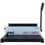 YaeKoo Manual Wire Binding Punching Machine 34 Holes 120 Sheet of A4 Papers Spiral Coil Book Binding Machine for Office Home
