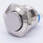 Twidec / 16mm Waterproof Stainless Steel Metal Shell Momentary Raised Top Push Button Switch 3A/12~250V SPST 1NO Start Button for car Modification Switch（Quality Assurance for 1 Years） M-16-T-G