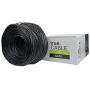 trueCABLE Cat6 Shielded Riser (CMR), 1000ft, Black, 23AWG Solid Bare Copper, 550MHz, ETL Listed, Overall Foil Shield (FTP), Bulk Ethernet Cable