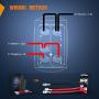 Nilight SASQUATCH LIGHTS Rocker Switch 5Pin Laser On/Off LED Light 20A/12V 10A/24V Switch Jumper Wires Set for Jeep Boat Trucks,2 years Warranty (90003B)