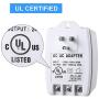 24VAC, 40 VA AC Transformer Plug in with PTC Fuse Compatible with Ring Nest Doorbell Thermostats UL Certified
