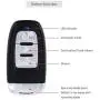 EASYGUARD EC002-NS PKE Passive Keyless Entry Car Alarm System Remote Start Starter Push Start Stop Button Touch Password Entry Shock Sensor Alarm